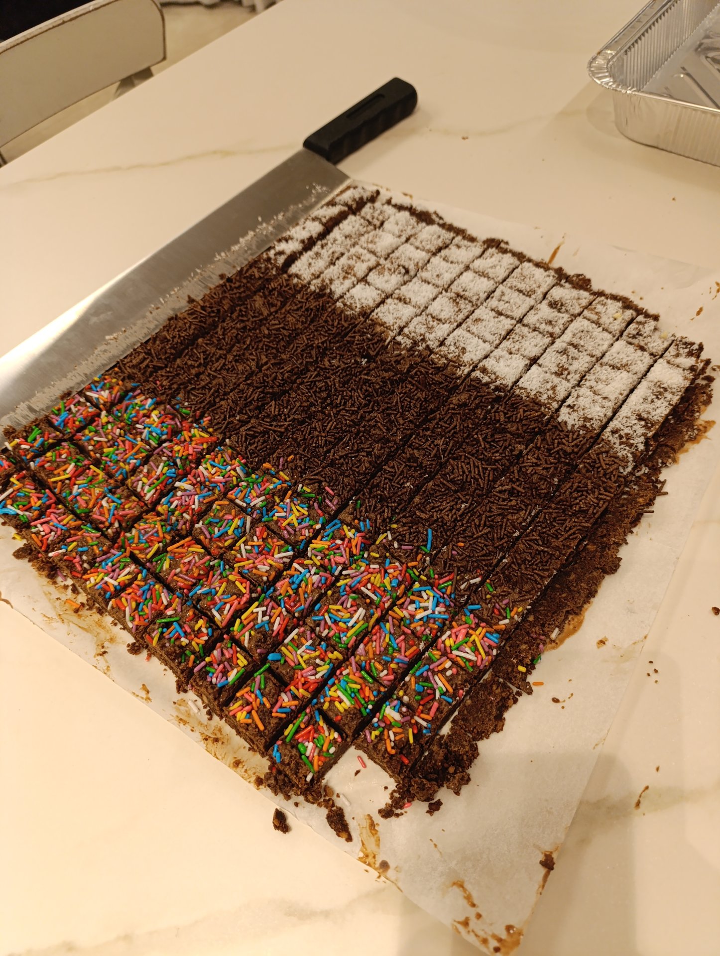 ריבועי שוקולד לעצלנים